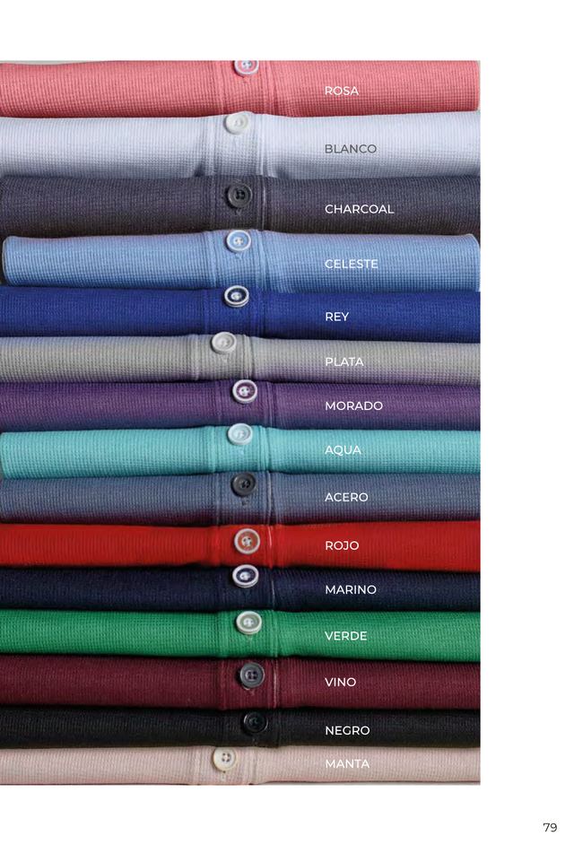 Colores disponibles del polo Dry Bibo